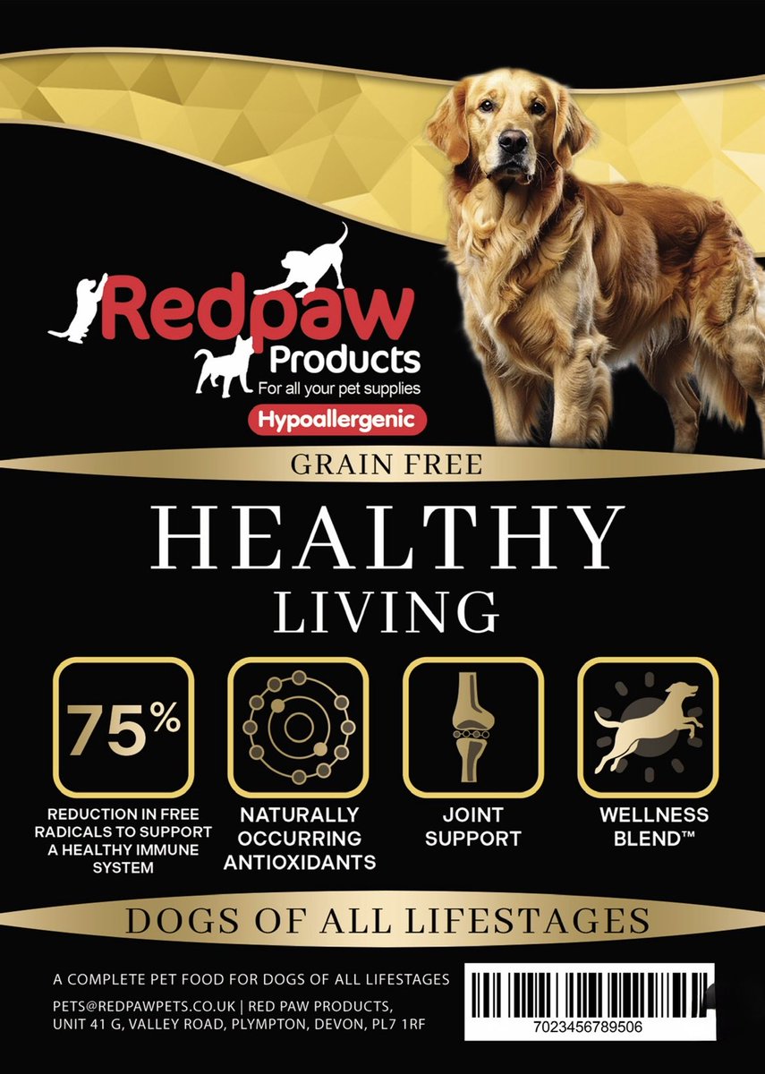 Got a sensitive pup? 🐕
Redpaw Peptide+ is hypoallergenic, grain-free, and packed with joint &amp; skin support.
Healthy living starts in the bowl.
🛒 redpawpets.co.uk
#DogWellness #RedpawPets #PeptidePlus #GrainFreeDogFood