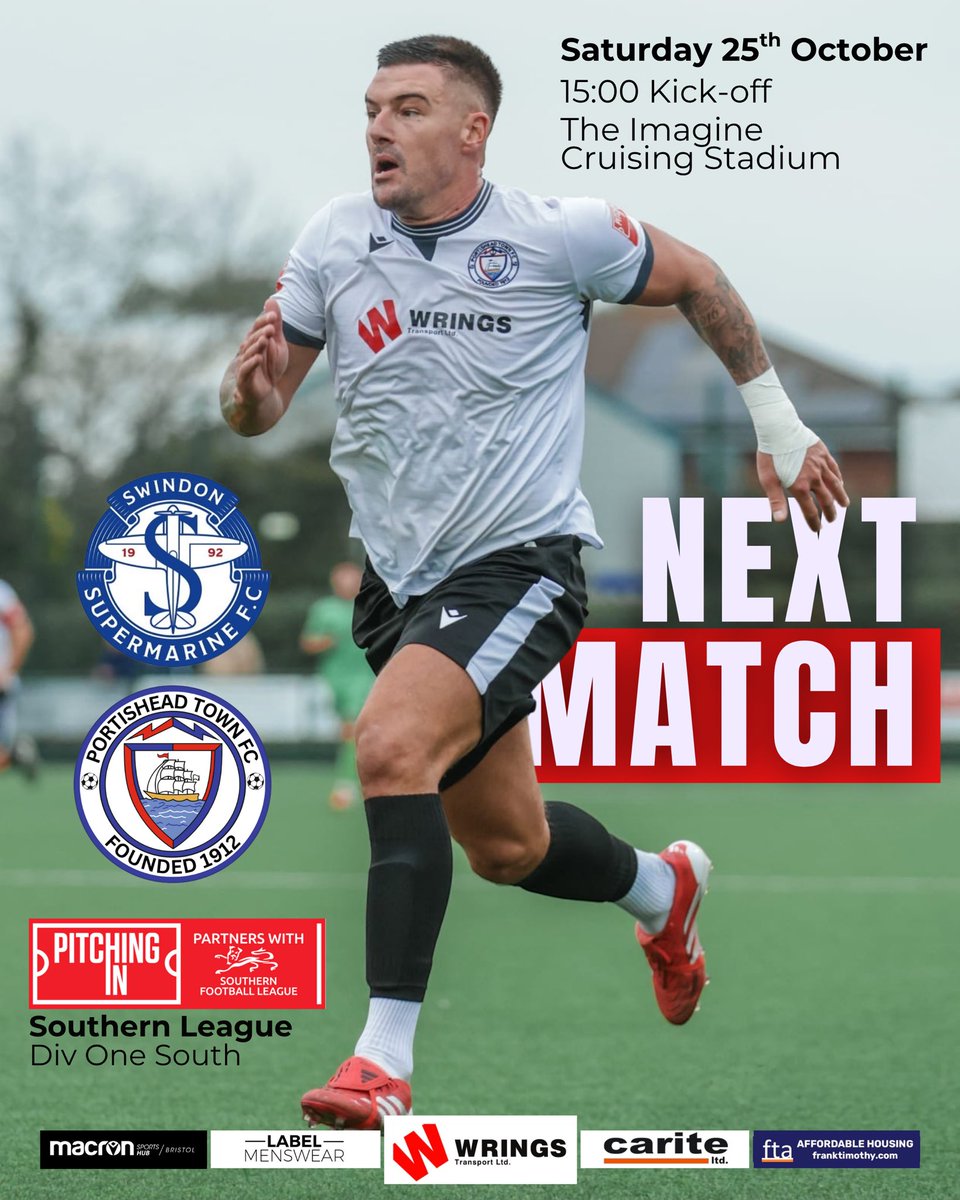 PortisheadTown's tweet image. We’re back in action on Saturday when we’re on the road. We visit @SupermarineFC in the @SouthernLeague1 .

We hope to see as many travelling posset supporters there as possible. 

#uptheposset ⚪️⚫️

@swsportsnews @bsoccerworld #NonLeague #southernleague