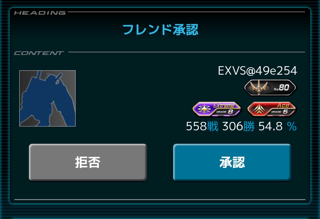 知らない人(恐らく戦ったこともない)からフレンド申請来て怖い