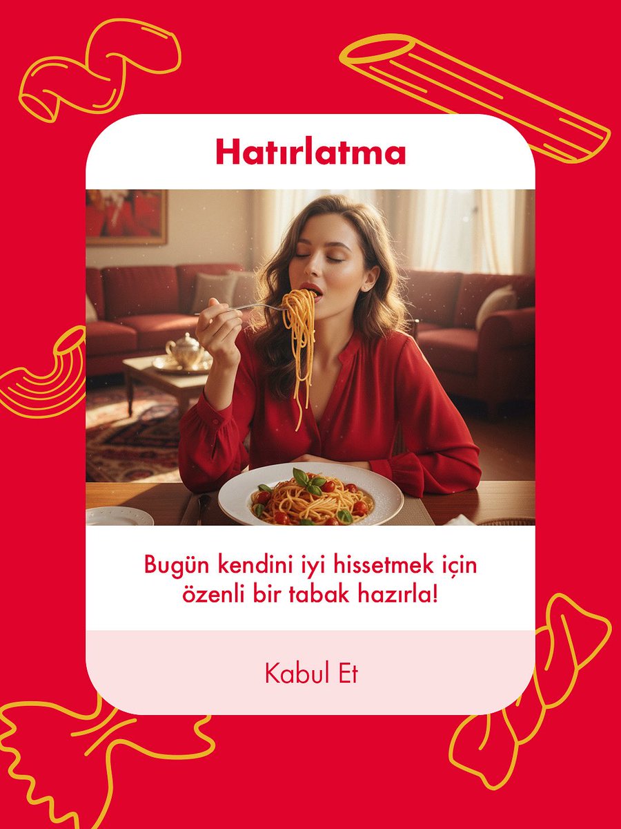 Kendini şımartmaya ne dersin? Birbirinden lezzetli Arbella Makarna çeşitlerinden birini seç, pişir, özenle tabakla! Lezzetin keyfini çıkar. 

Afiyet olsun!🍝💛 

#Arbella #ÖzenliSofralarınVazgeçilmezi