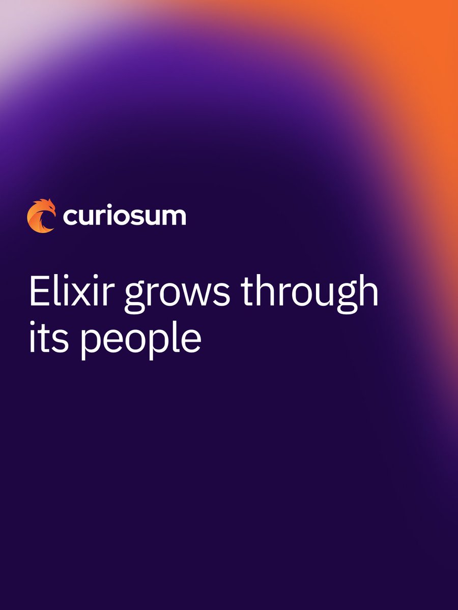 curiosum_dev's tweet image. Every great tech ecosystem starts with its people.
When we started exploring Elixir, one of the most significant discoveries wasn’t just the language itself, but the community. From Discord channels and local meetups to Slack workspaces and online forums, there’s an incredible…