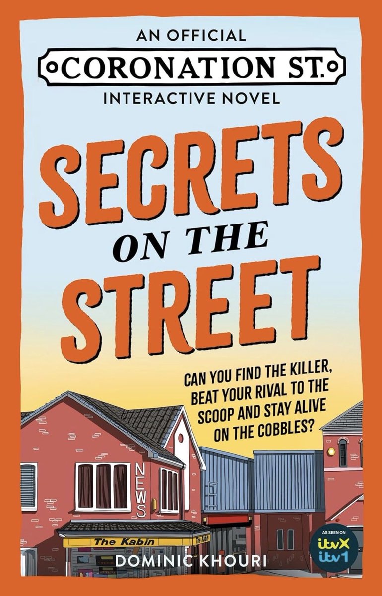 Available now! The new Corrie Choose Your Own Adventure book, Secrets on the Street! Set in October 1998, you’re an investigator uncovering dark secrets that lurk beneath the cobbles of Coronation Street! 

Can’t wait to read this one!

#affiliatelink

amzn.to/48JPMOu