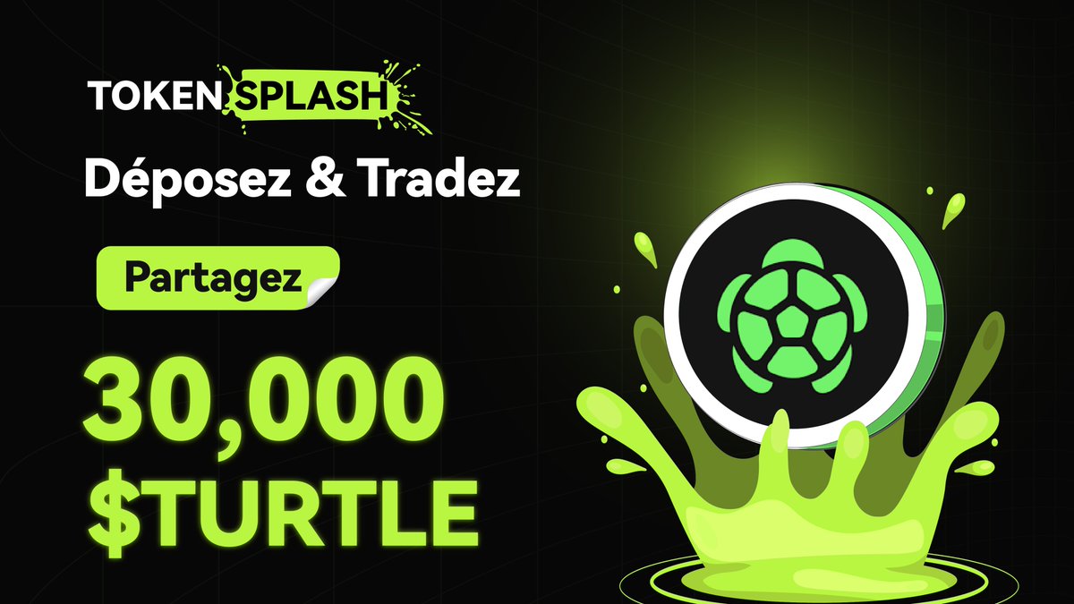 BitunixFR's tweet image. 💦 Token Splash 💦
Déposez et tradez pour une chance de partager 30 000 $TURTLE 🎉
🚀 Rejoignez maintenant :
short.bitunixads.com/UvFJfG7H
#TokenSplash #Bitunix #Crypto