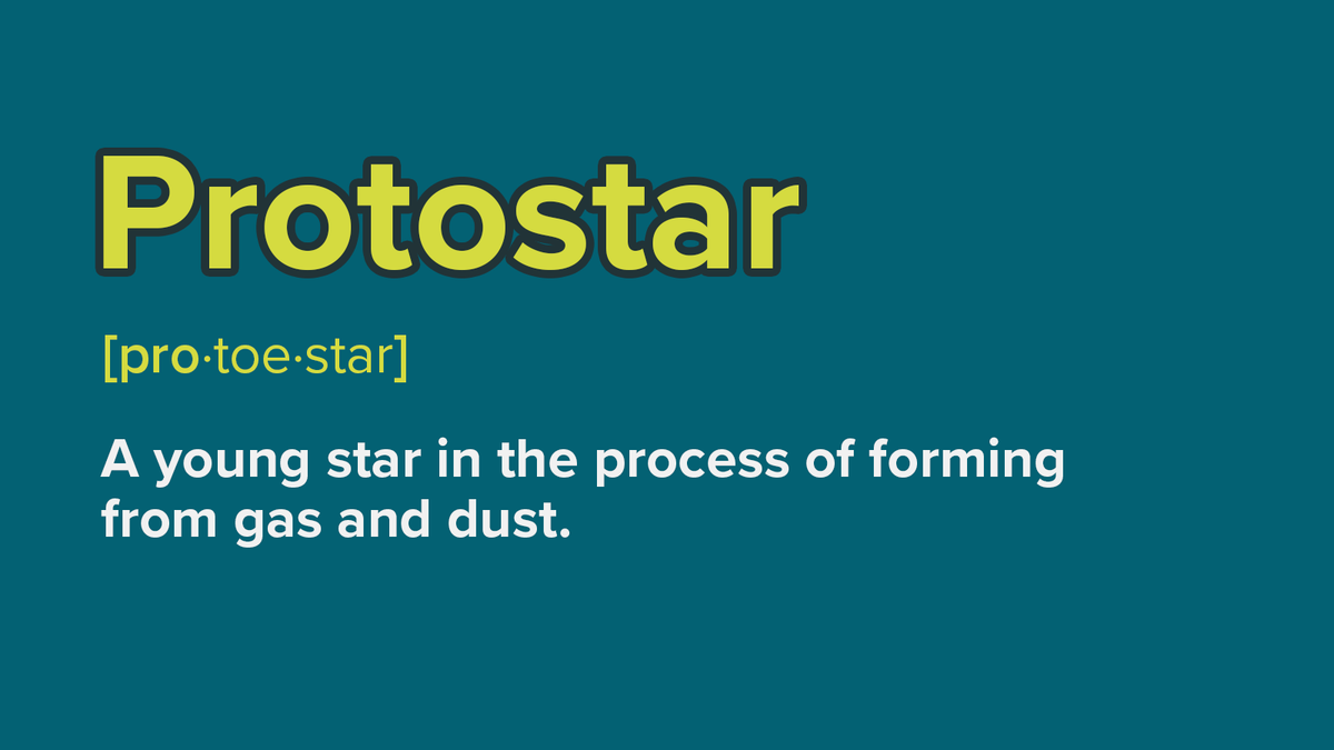 gsc1's tweet image. #ScienceWordOfTheWeek

Protostar - A young star in the process of forming from gas and dust.