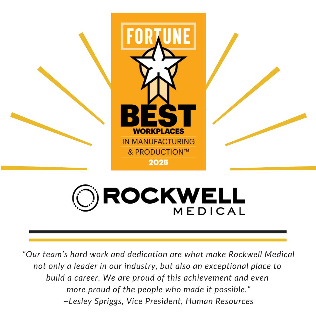 RockwellMedical's tweet photo. $RMTI named @GPTW_US @FortuneMagazine 'Best Workplaces in Manufacturing &amp; Production' 2nd year in a row! https://t.co/h4j8aJ7ZID #GPTW https://t.co/vN4lja8iTQ