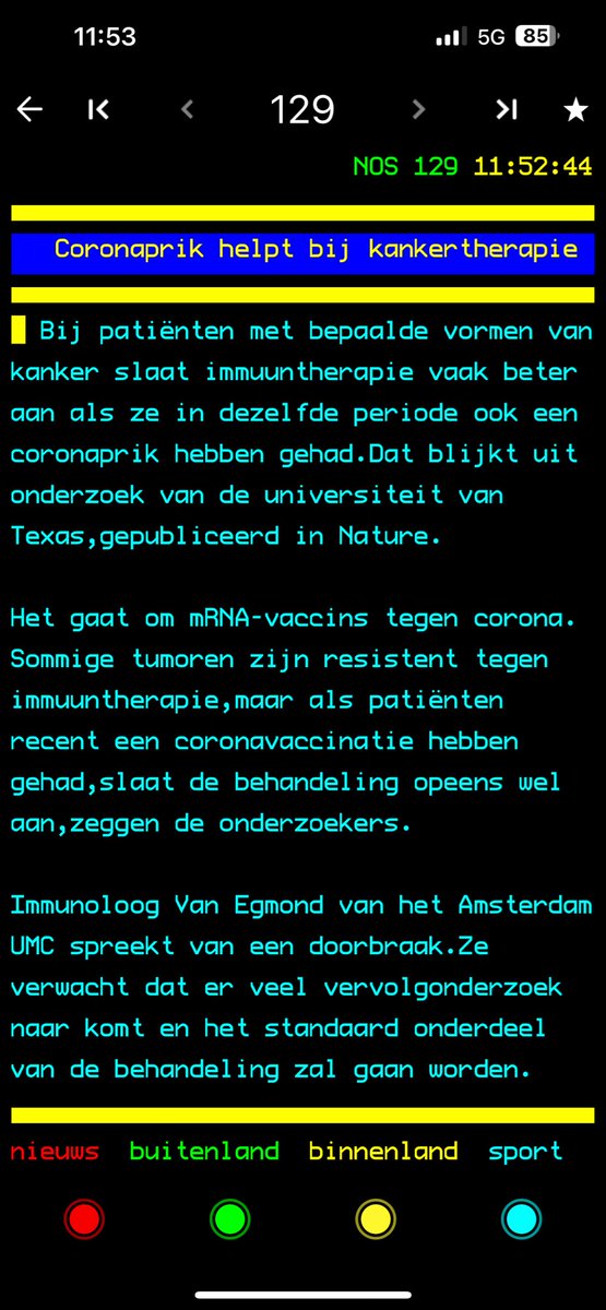 Coronaprik ondersteunt kanker behandeling. Fascinerend! Ik zou willen weten hoe ze dat op het spoor zijn gekomen! <a href="/amsterdamumc/">Amsterdam UMC</a>