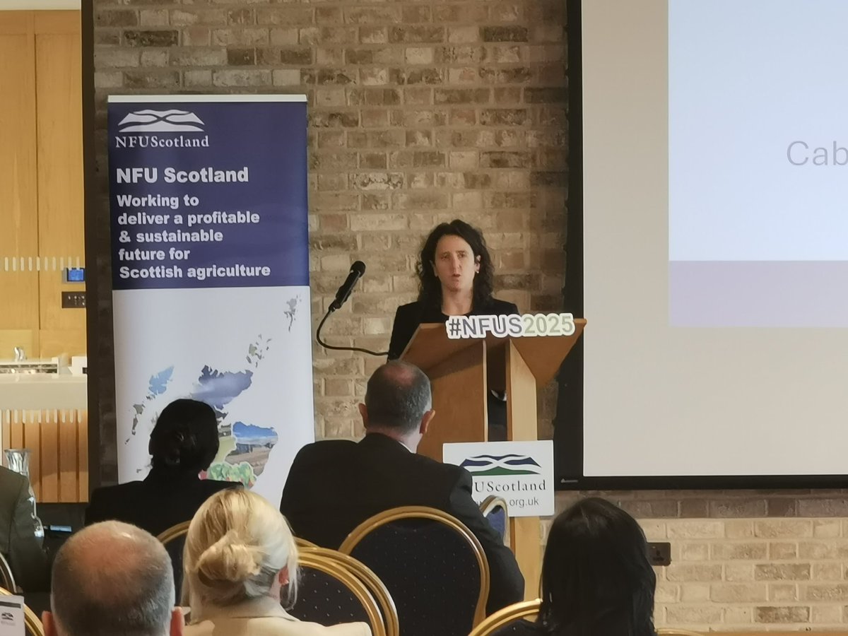 PhilipCaseFW's tweet image. Scottish rural affairs sec @MairiGougeon announces £25k grant to @FarmstrongScot to support social wellbeing of farmers and crofters, incl dedicated engagement lead and programme of events across Scotland. #NFUS2025