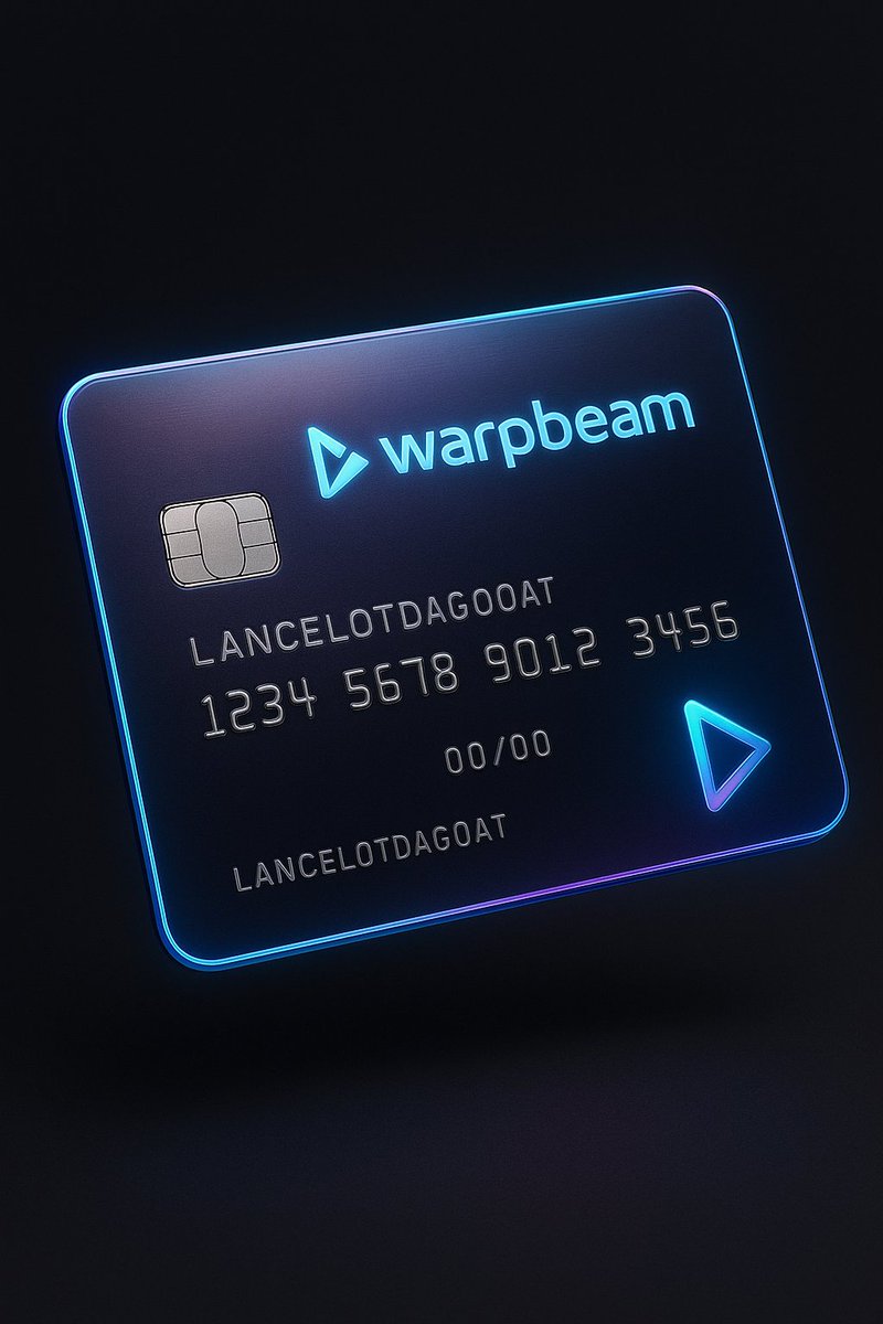 0xsensei3's tweet photo. Here's my entry on the https://t.co/nik128qFVP credit card contest @WarpBeam_io #Wplaycard
I went with a bit of a futuristic touch to have a more neon glow touch to it.
Tool: Canva and Illustrator https://t.co/CN8mD0JLvs