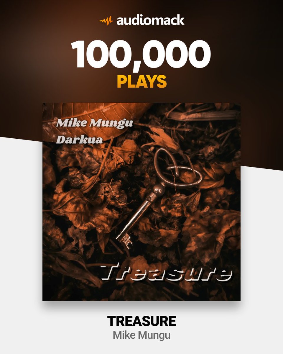 I used to see these numbers and dream but now I get to live them. 
Under a week you have blessed me. Thank you <a href="/audiomackafrica/">Audiomack Africa</a> family ♥️

Keep streaming, Treasure w/ <a href="/Darkuaaaa/">DARKUA🌟</a> 🇬🇭 is Out now. 
Palagroove.lnk.to/Treasure