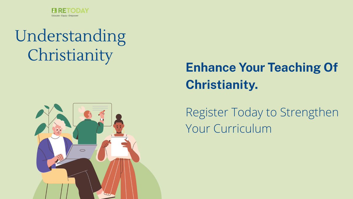 RE_Today's tweet photo. Deepen your understanding of Christianity &amp; strengthen your RE curriculum!

Build confidence with biblical texts &amp; make meaningful links for pupils.
📅 Book by 12pm, 12 Nov 2025
🔗 https://t.co/w805LjIxLf

#REResources #TeacherCPD #TeachingIdeas https://t.co/BMQSGrWHvd
