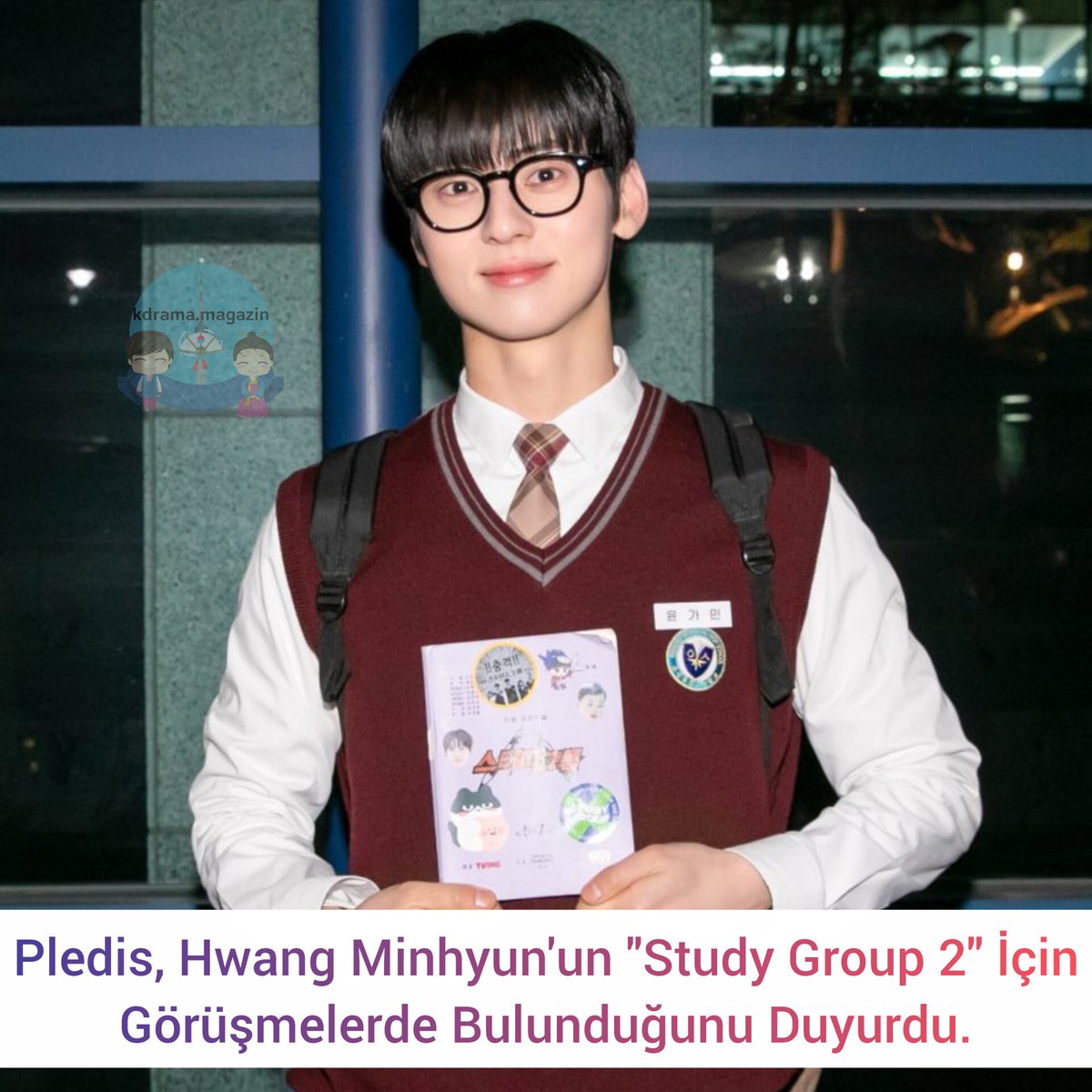 kdrama_magazin's tweet image. Pledis, #HwangMinhyun&apos;un #StudyGroup2 İçin Görüşmelerde Bulunduğunu Duyurdu. 

Daha önce, Minhyun&apos;un önümüzdeki Aralık ayında terhis olmasının ardından 2. sezonun çekimlerinin 2026&apos;da başlayacağı haberi gelmişti. 

#StudyGroup