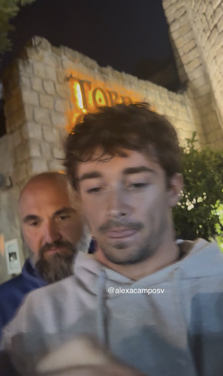 I JUST FKN MET CHARLES LECLERC