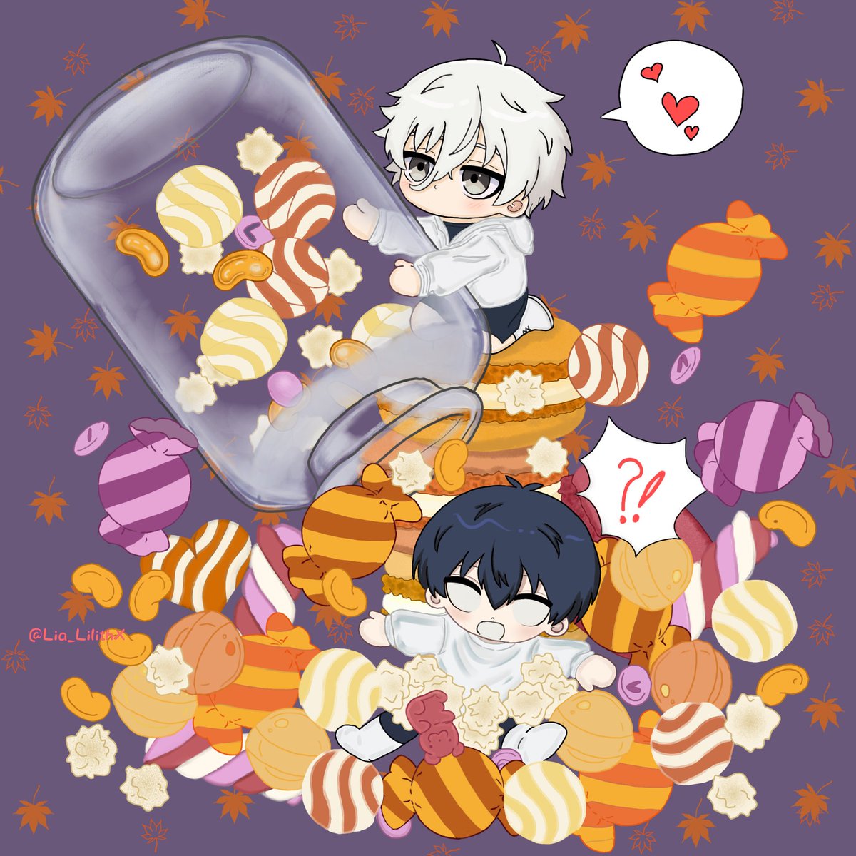 Day 4 - Sugar Rush <a href="/BllkHalloweek/">Blue Lock Halloweek</a> 

Literally Nagi is going to kill him with sweetness 🤭 
#BllkHalloweek2025 #ngis #凪潔