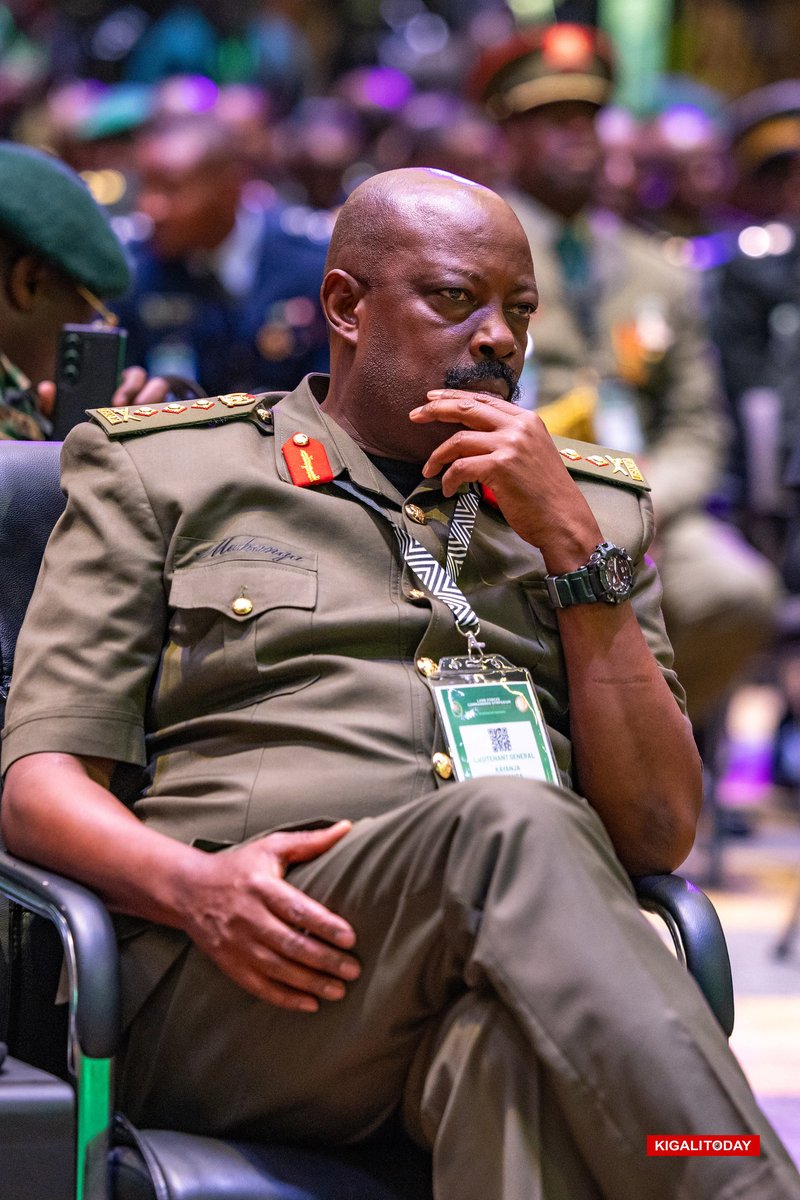 Gen_Rwashande_'s tweet photo. Uganda People’s Defence Force (UPDF) Land Forces Commander, Lieutenant General Kayanja Muhanga, attending the Land Forces Commanders Symposium October 20-22, Kigali Rwanda. https://t.co/FykSijRyWs