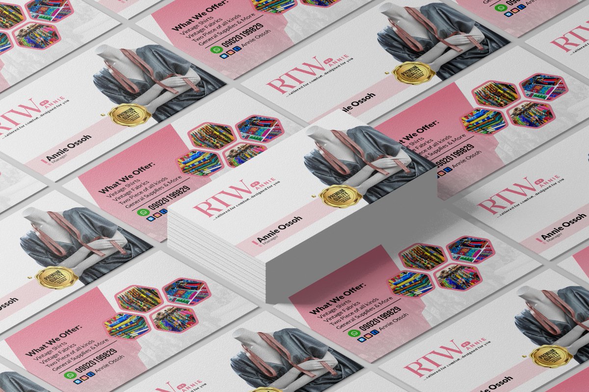ekerette_nsubo's tweet image. Promotional Flyer (Print & Digital)
Business Card (Front & Back Design)
#GraphicDesigner
#BrandIdentity
#Flyers
#BusinessSolutions
Contact me for yours today,
I'm open for collaborations and projects