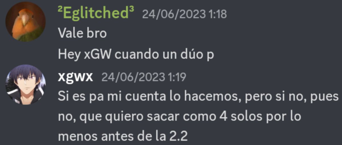 No difundir xddddddd