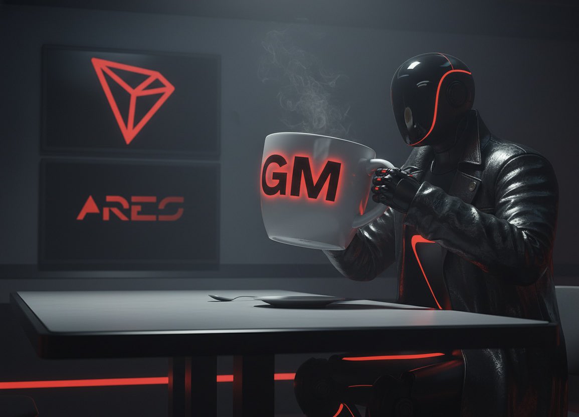 A big GM to everyone! ☕️ 🔺

向所有人送上一个巨大的早安！☕️🔺

#ARES