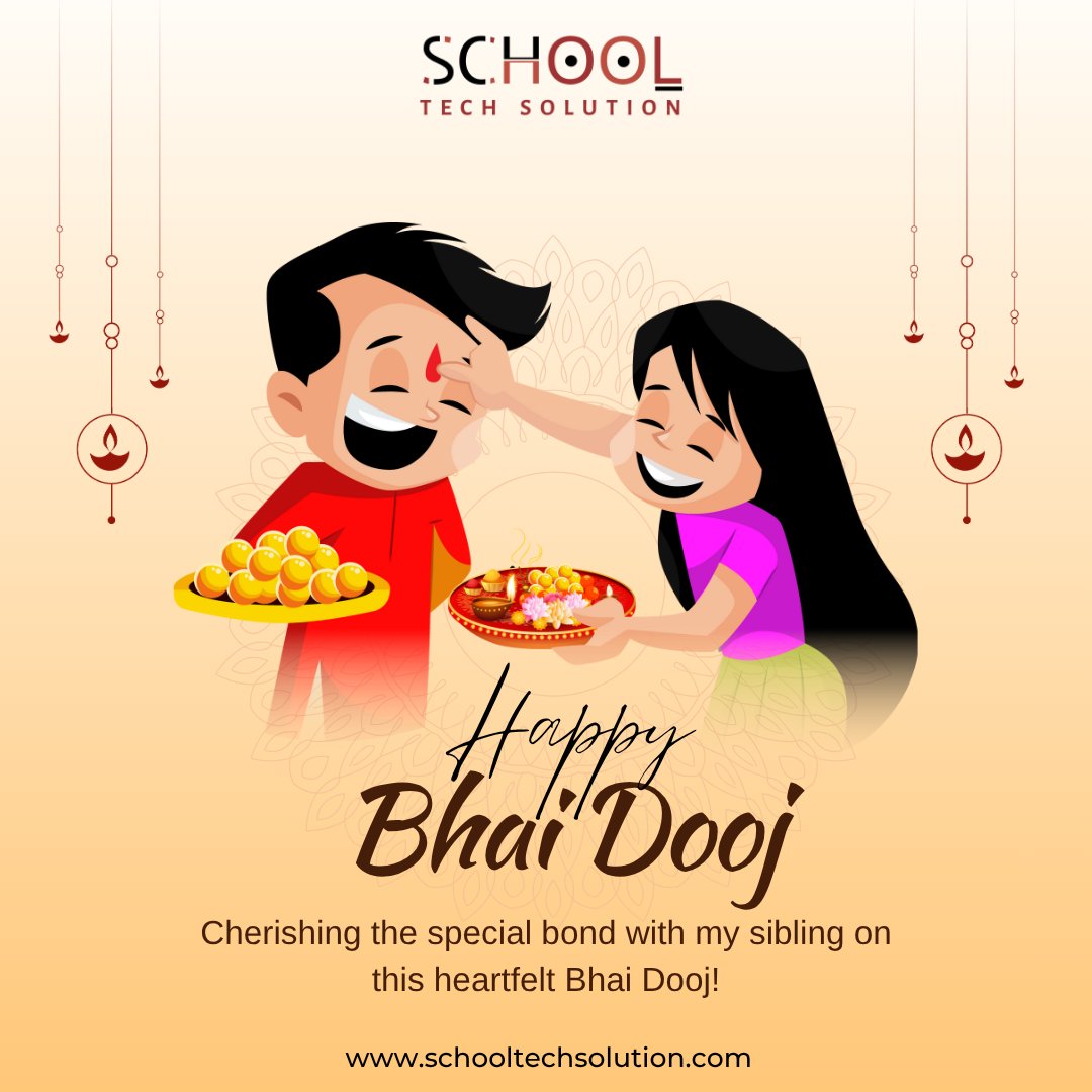 SchoolTechSol's tweet photo. Celebrating the bond of care, trust, and lifelong support — just like technology connects every part of learning! 💻✨#SchoolTechSolution wishes everyone a very #HappyBhaiDooj ! 💙

#BhaiDooj #FestivalOfBond #TogetherWeGrow #EdTechIndia #LearningBeyondBoundaries https://t.co/CyJyLssLkD