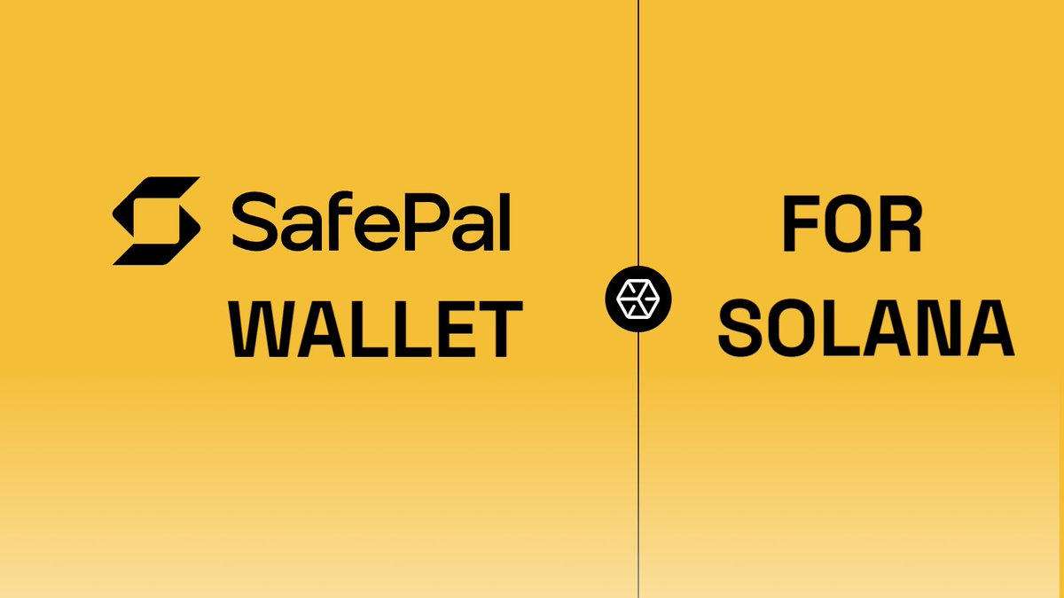 Today we’re going to talk about <a href="/iSafePal/">SafePal - Crypto Wallet</a> Crypto Wallet – hardware wallet with Solana support.     

If you’re holding $SOL, keeping it secure should be your top priority. 🧵