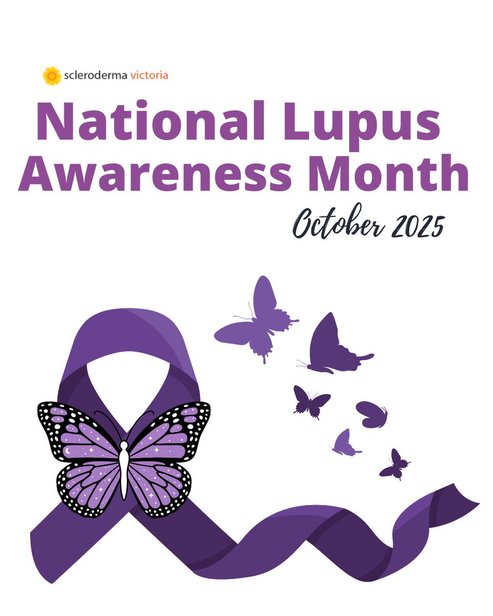 scleroderma_vic's tweet image. Did you know around 20% of people with #scleroderma also have #lupus? 💜
These crossover conditions show why awareness and early detection matter.
This #NationalAwarenessMonth, let’s shine a light on this condition and those living with it.