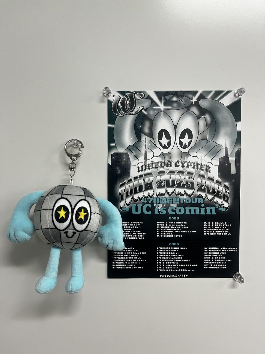UC47 NEWグッズ販売決定‼ ＼ 梅田サイファー 47都道府県 TOUR2025