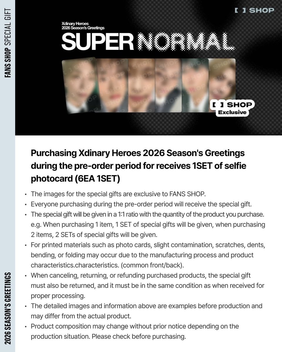 akuwRin's tweet photo. [help RT]
SHARING SEASON GREETINGS XDINARY HEROES 2026
SUPERNORMAL FansShop

📍 Tangerang
❌️ exclude packing &amp; admin fee https://t.co/utSUWbruCU