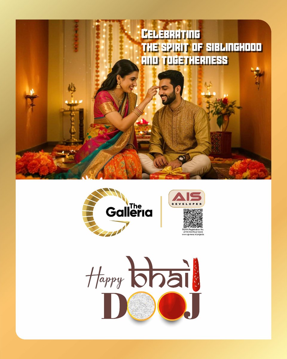 ais_developer's tweet image. शुभ भाई दूज!
Bhai Dooj — symbolizing the sacred bond between brothers and sisters. On this day, sisters pray for their brothers’ well-being, long life and happiness, while brothers promise to protect their sisters always.
aisdeveloper.com
#aisdeveloper #bhaidooj