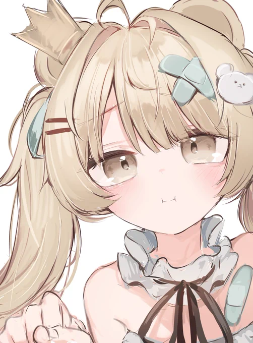 ワンドロ練習で描いたミルフィちゃん...に30分加筆したもの むずかしい...
