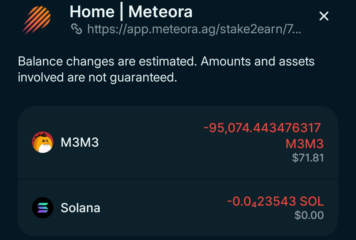 MummyNinj's tweet image. Ok let&apos;s stake more #m3m3. My $70 is now worth $110 but I&apos;m staking it. Now I&apos;m rank 337. Haha!

365d yield is 67.72%. better than banks. Hahaha!