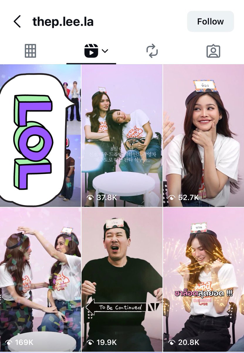 ยอดวิวของ3ช่องทาง  Tt,Fb,Ig ยอดวิวดีเลยน่ะเนี่ยะ ถ้าใครว่างๆฝากไปเพิ่มยอดด้วยน๊า ทั้งกดใจ เม้นเลยน่ะงั้บ มีทั้งแฟนๆรายการและแฟนคลับด้วย ไปมุงกังงงเย้อๆ เผื่อสองแสบจะได้ไปอีก 🙌🏻

#คำต้องห้ามxอิงฟ้าชาล็อต