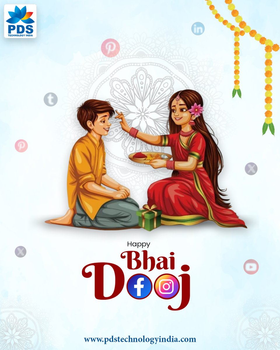 pdsti's tweet photo. May the special bond between siblings deepen with love and care, bringing joy, laughter, and unforgettable moments together. 𝗣𝗗𝗦 𝗧𝗲𝗰𝗵𝗻𝗼𝗹𝗼𝗴𝘆 𝗜𝗻𝗱𝗶𝗮 wishes everyone a 𝗕𝗵𝗮𝗶 𝗗𝗼𝗼𝗷 filled with warmth and happiness.🪔🎊🎁💝

  #happybhaidooj  #Bhatridwitiya2025 https://t.co/lZc0uFQjVg
