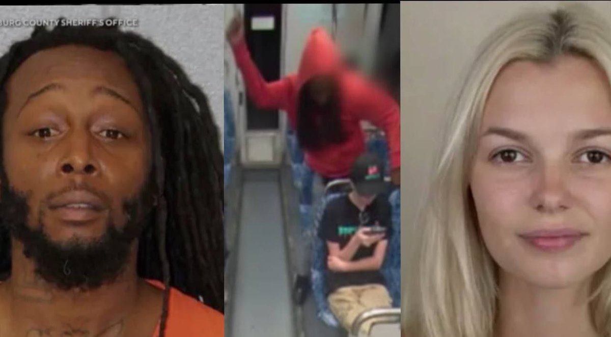 UnityNewsNet's tweet image. Decarlos Brown Jr. has been indicted on federal charges with &quot;violence against a railroad carrier and mass transportation system resulting in death,&quot; making him eligible for the death penalty after his brutal murder of Ukrainian Iryna Zarutska.