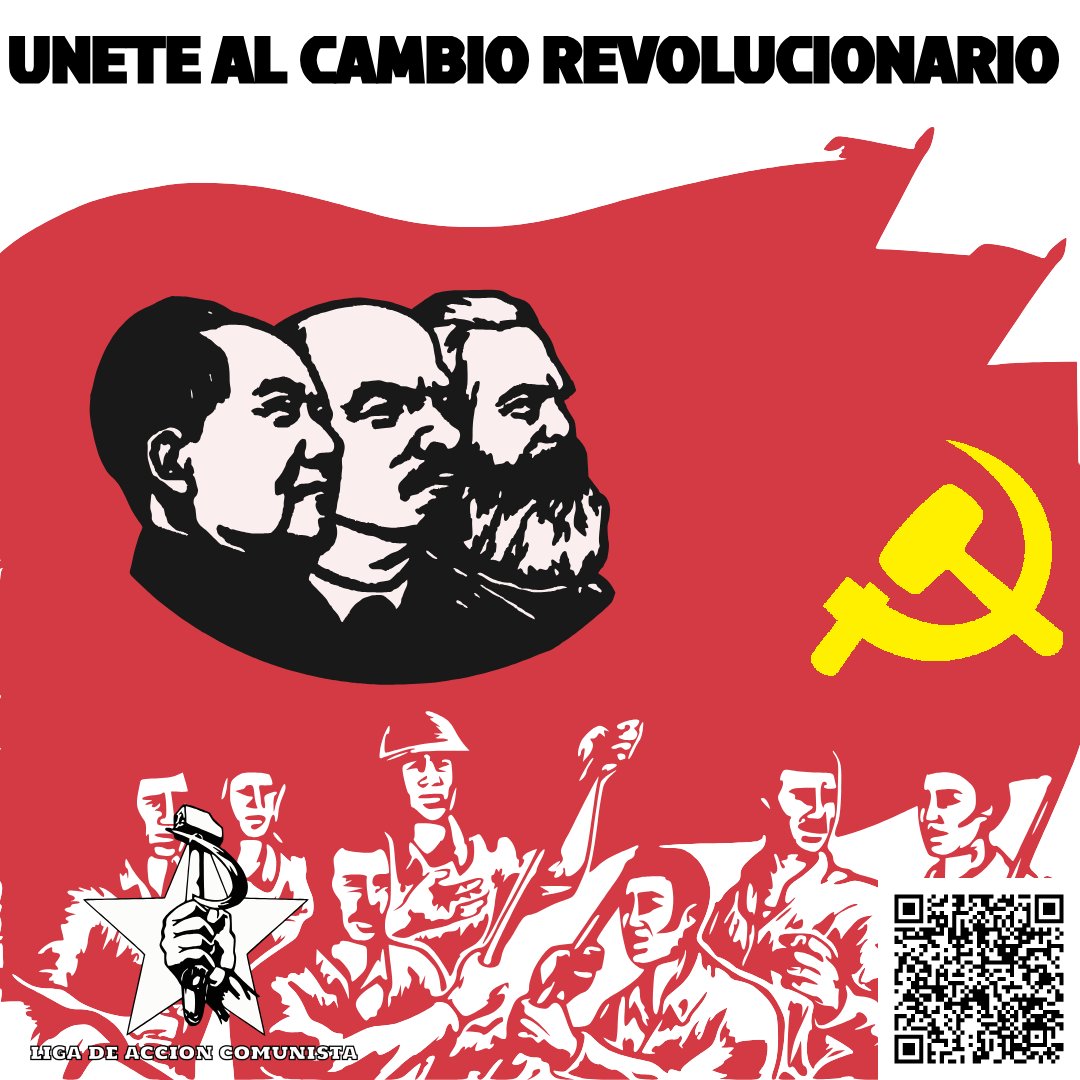 CRC_TAM's tweet image. Unete ya al cambio revolucionario,  La liga de Accion Comunista es una organizacion formada para unir a las fuerzas revolucionarias de Mexico hacia el socialismo, quieres ser parte del cambio? unete a la LAC, escribenos o manda tu solicitud de afiliacion a traves del codigo QR.