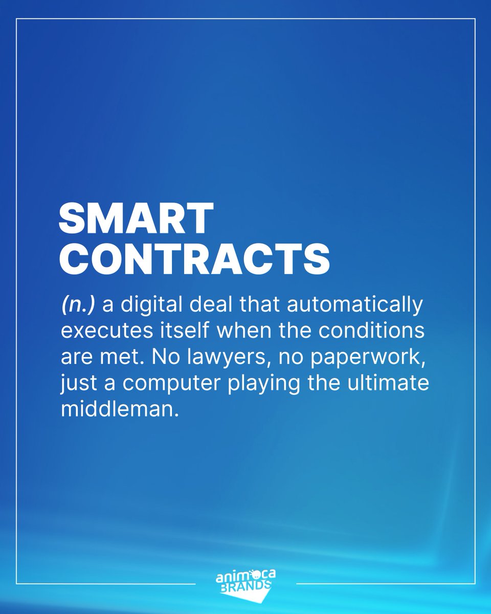 animocabrands's tweet image. Finally, a contract that doesn’t ghost you after signing.