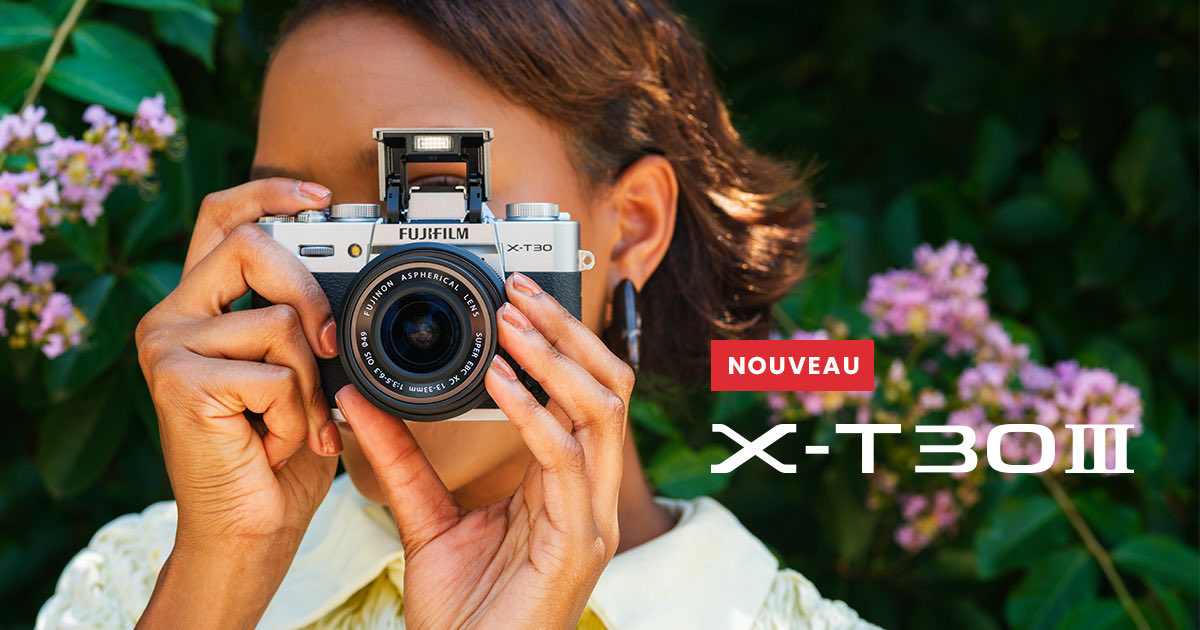 📸 Découvrez le nouveau FUJIFLM X-T30 III

Compact et léger, il dispose du capteur rétro-éclairé X-Trans CMOS 4 de 26,1 millions de pixels et du processeur d’image « X-Processor 5 » ultra rapide. Le traitement d’image est 2 fois plus rapide que son prédécesseur !