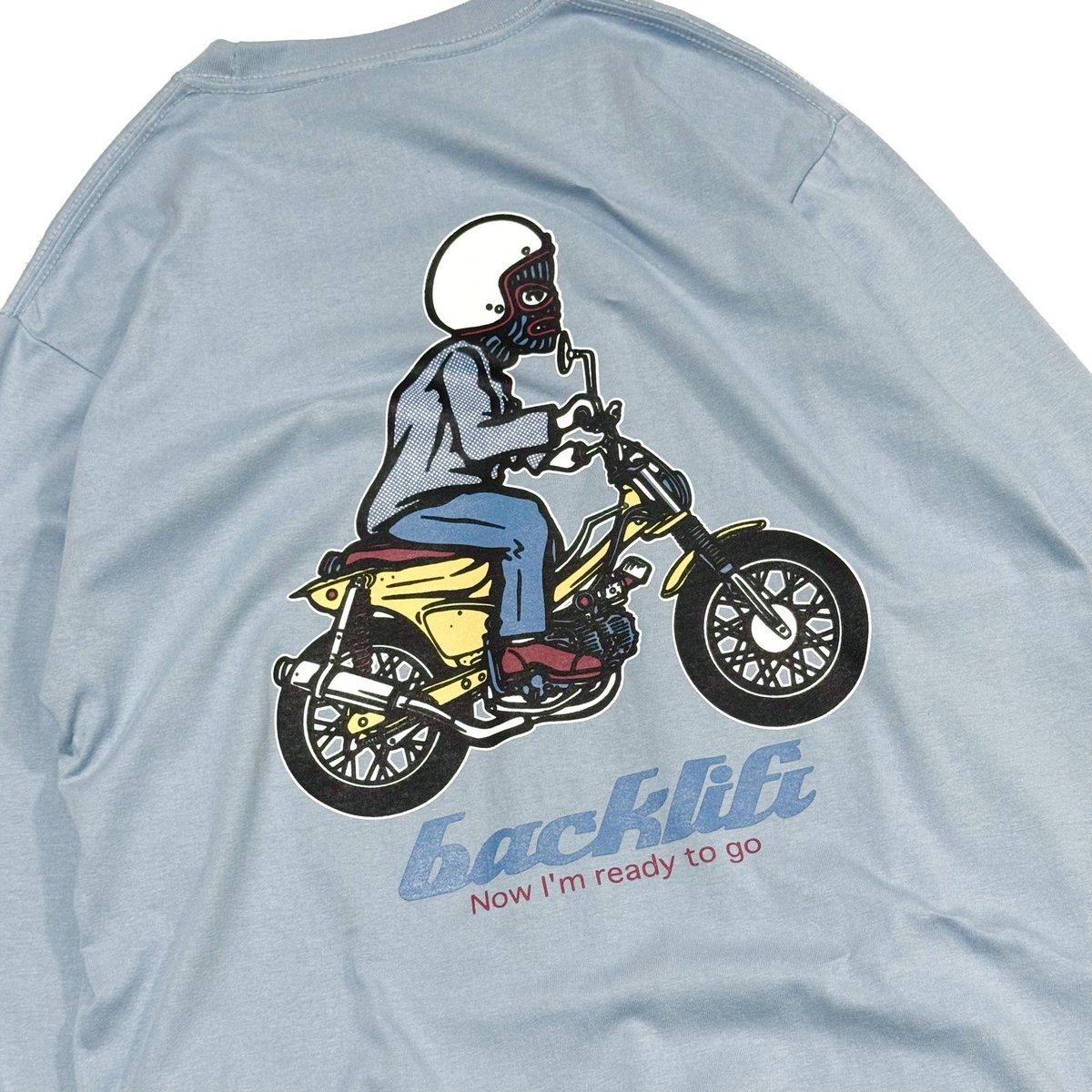 Design for <a href="/BACKLIFT_JAPAN/">BACK LIFT</a> 

BACKLIFT Super Cub L/S Tee
デザインさせていただきました🙏

友人のカスタムしまくったカブを参考にさせていただきました！

ぜひゲットしてください！！