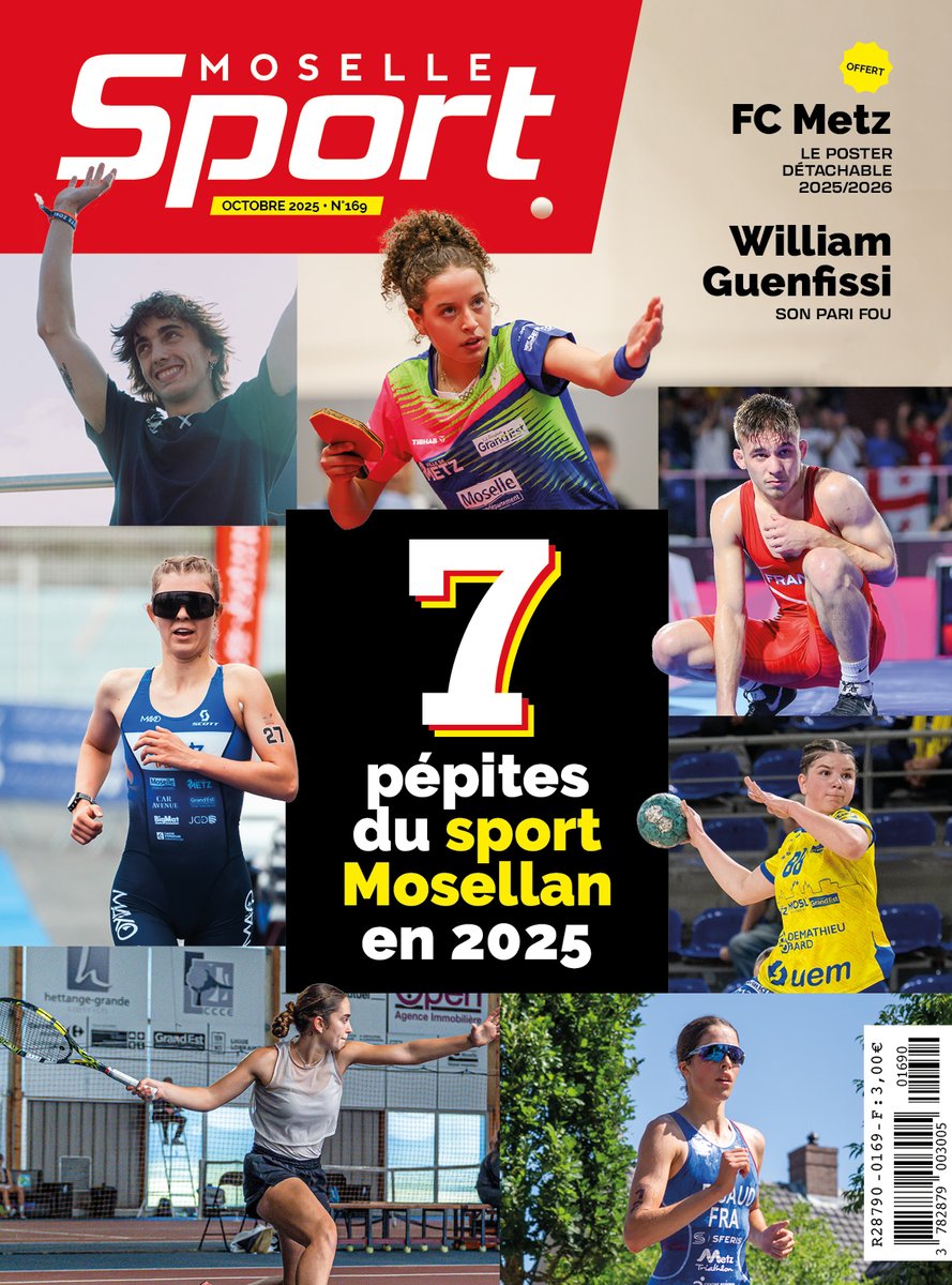 Le nouveau numéro de Moselle Sport est en kiosque. 

➡️ Le sommaire : mosellesport.fr/magazine/mosel…
