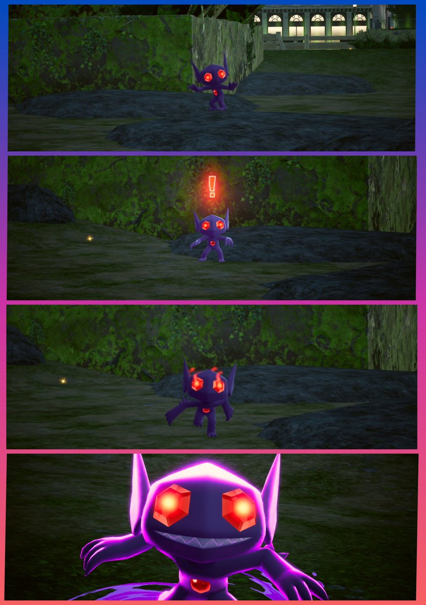 Rotoscare's tweet image. I was just trying to take photos of an Alpha Sableye D: