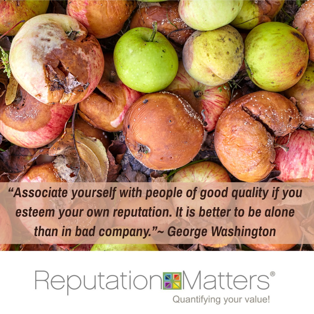 ReputationIsKey's tweet image. "Associate yourself with people of good quality if you esteem your own reputation. It is better to be alone than in bad company." ~ George Washington
#reputationmatters
#reputation
#reputationmanagement
#yourreputationmatters
#leadershipsuccess