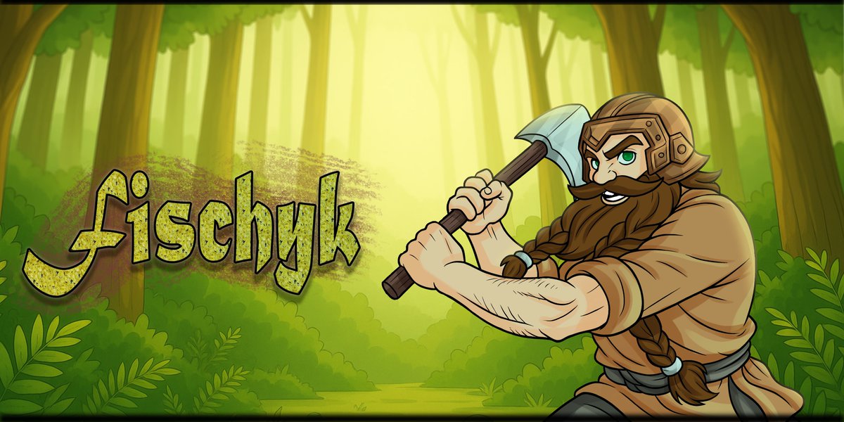 Eden_Eva_11's tweet image. Just wrapped up this banner and logo art for my client “@Fischyk”! 🍃 Had fun working on this forest warrior vibe 💪 #art #commissionwork☀️#DigitalArt #Illustration #ArtOfTheDay #ArtistOnTwitter #ConceptArt #CharacterDesign #AestheticArt #SurrealArt #VisualStorytelling