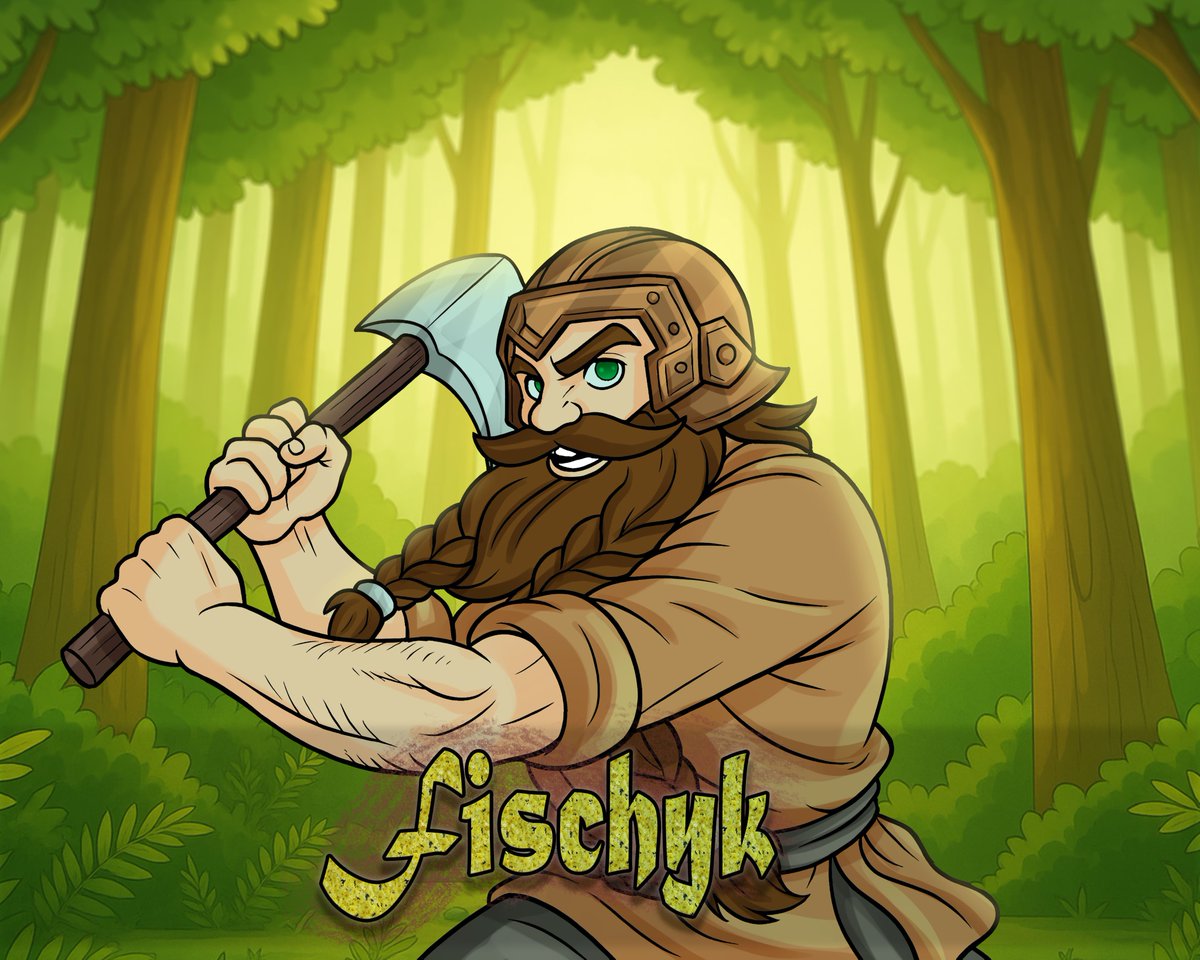 Eden_Eva_11's tweet image. Just wrapped up this banner and logo art for my client “@Fischyk”! 🍃 Had fun working on this forest warrior vibe 💪 #art #commissionwork☀️#DigitalArt #Illustration #ArtOfTheDay #ArtistOnTwitter #ConceptArt #CharacterDesign #AestheticArt #SurrealArt #VisualStorytelling