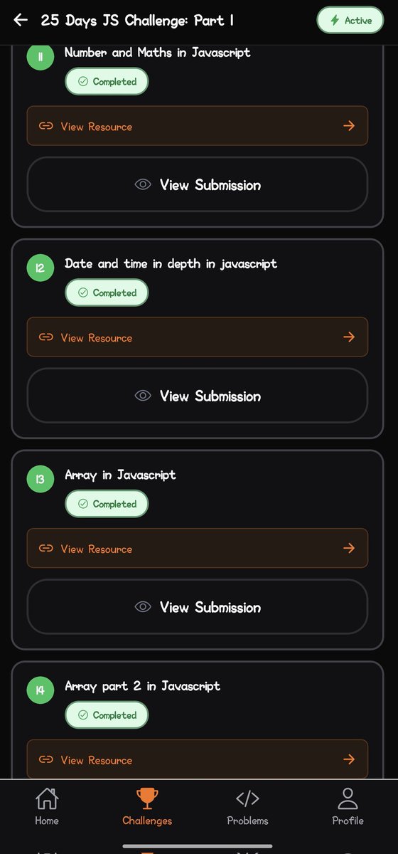 Deepaks0611's tweet image. Completed Day 14 of 25 days challenge in javascript 
Completed Day 12 of wed dev tortoise
Completed Day 9 of dsa in Javascript 
Completed Day 7 of react.js on masterji by @Hiteshdotcom @ChaiCodeHQ &amp;amp; @nirudhuuu 
#javascript #WebDevelopment #dsa #react
#builtinpublic