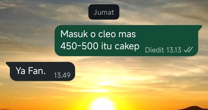 Klo cuan mah
Aku ajak ajak