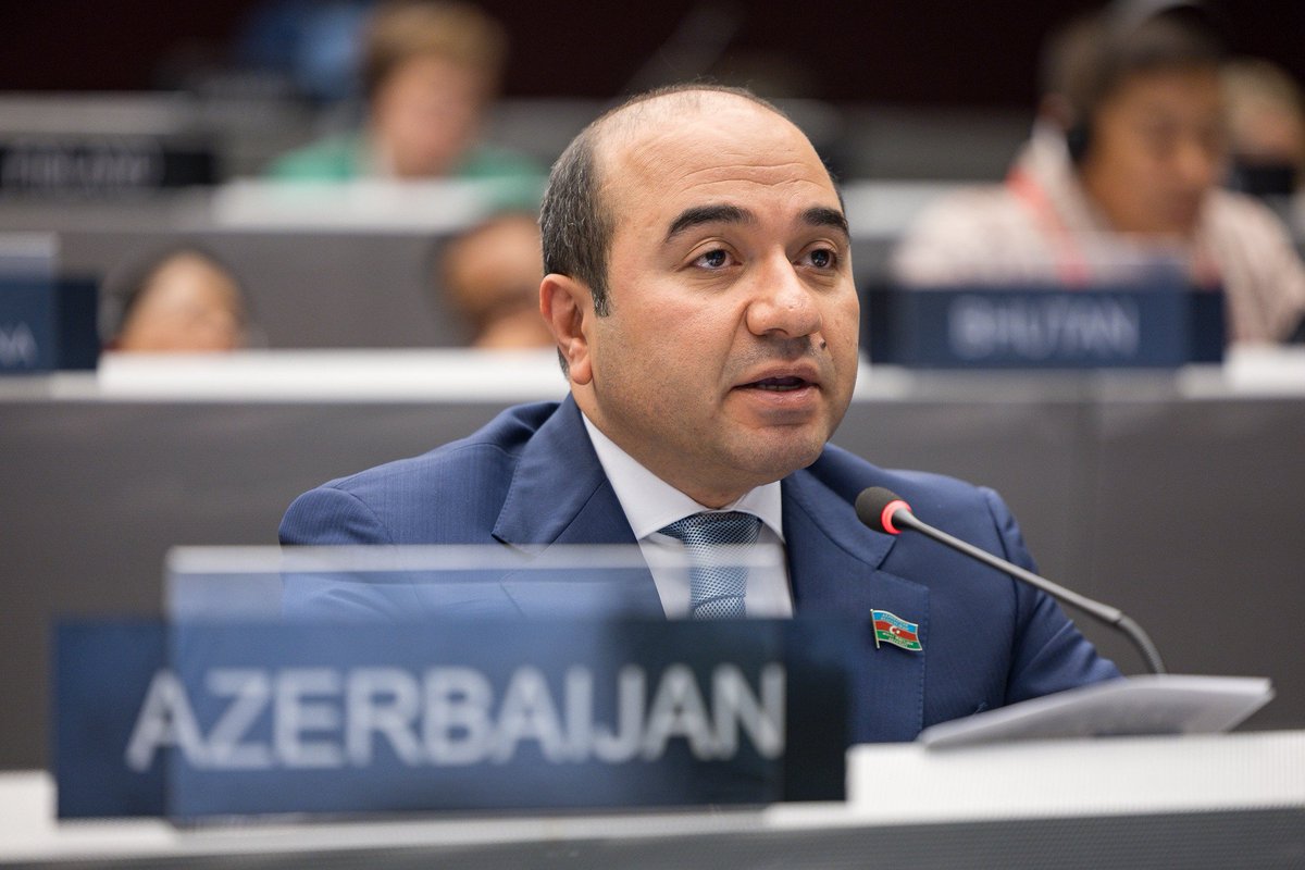 kamranbayramovm's tweet image. Privileged to attend a Special #Accountability Segment of the 151st Assembly and deliver a speech on good practices and #actions undertaken by #Azerbaijan to follow up to IPU resolutions 

#SpecialAccountabilitySegment
#GeneralDebate
#IPUAssembly
#IPU151
#Geneva
#Switzerland