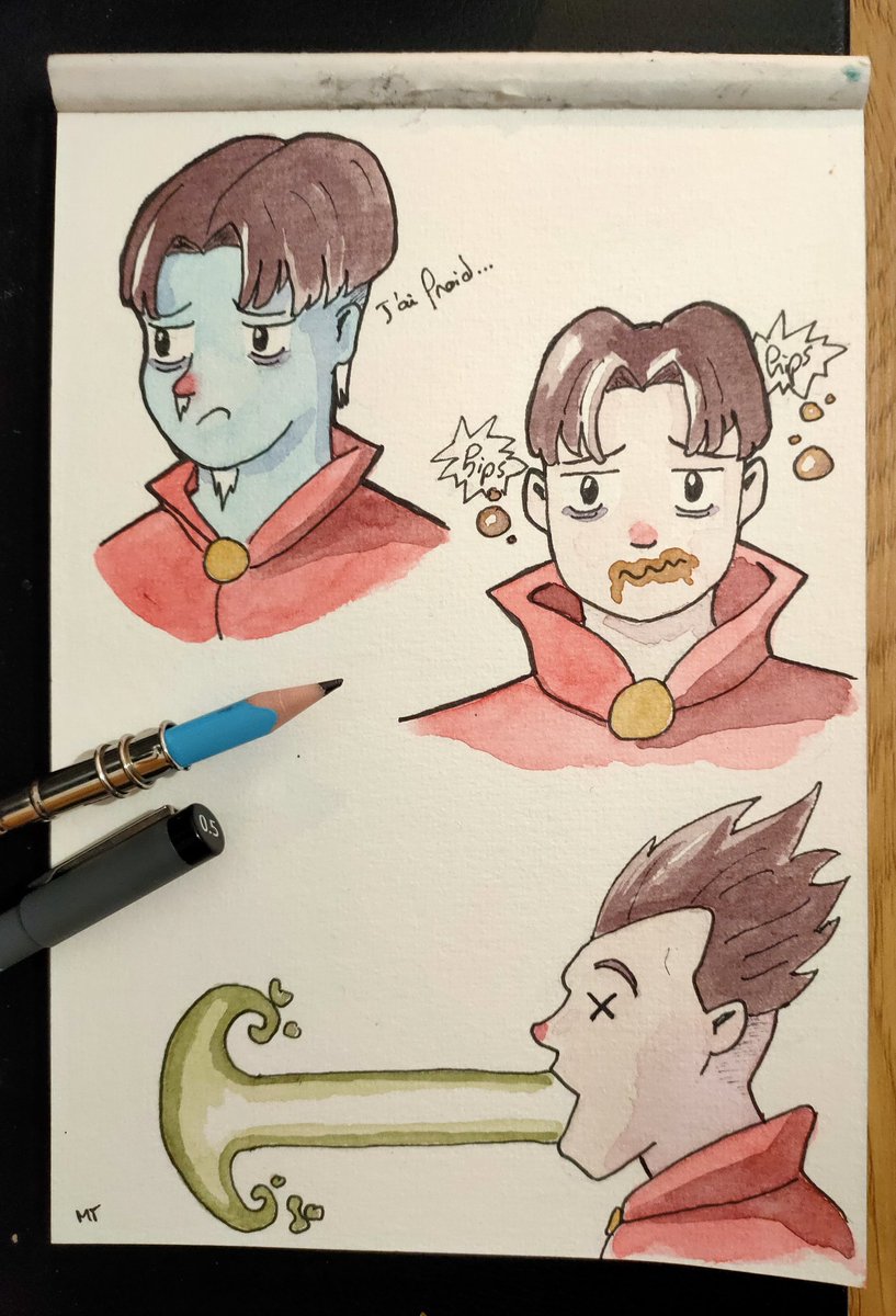 Mathoo_S's tweet image. Perceval n'est pas très en forme pour ce début de saison 4
(Avec un ref à DBZ pour le jet de vomi 😂)

@TableQuestJDR #TableQuest