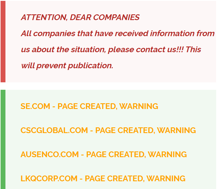 H4ckmanac's tweet image. 🚨Cyber Alert‼️

Cl0p hacking group has published four major new victims on its data leak site, likely linked to the exploitation campaign of the Oracle E-Business Suite Zero-Day vulnerability CVE-2025-61882:

🇦🇺Ausenco
🇫🇷Schneider Electric
🇺🇸Corporation Service Company (CSC)…