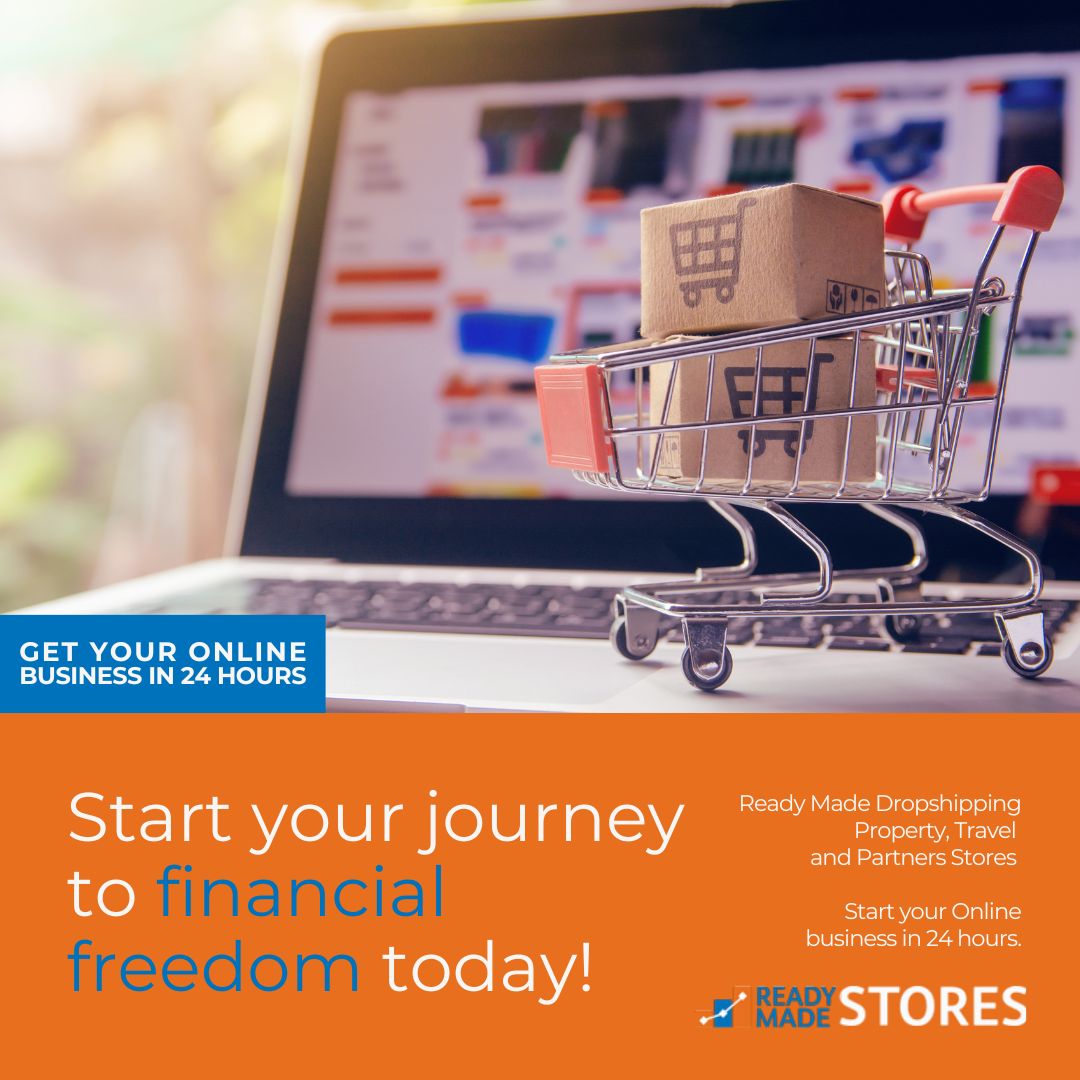 ReadyMadeStores's tweet photo. Want to break free from your daily grind? 

With a Ready Made Store, you can take control of your income and enjoy the flexibility of owning your own business. 

Start now to start selling in 24 hours! 

#FinancialFreedom #StartYourBusiness #OnlineSuccess https://t.co/s57qKUM20i