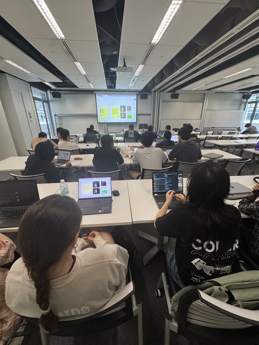 missckroach's tweet photo. While my advisor Kenny is away at #CSCW26, I had the wonderful opportunity to teach Human-Centred AI and Human–AI Interaction to undergraduate students.
It’s been such a joyful and rewarding experience — big thanks to all the enthusiastic and collaborative students!
#SUTD #PhD https://t.co/9TPLn3E5xa