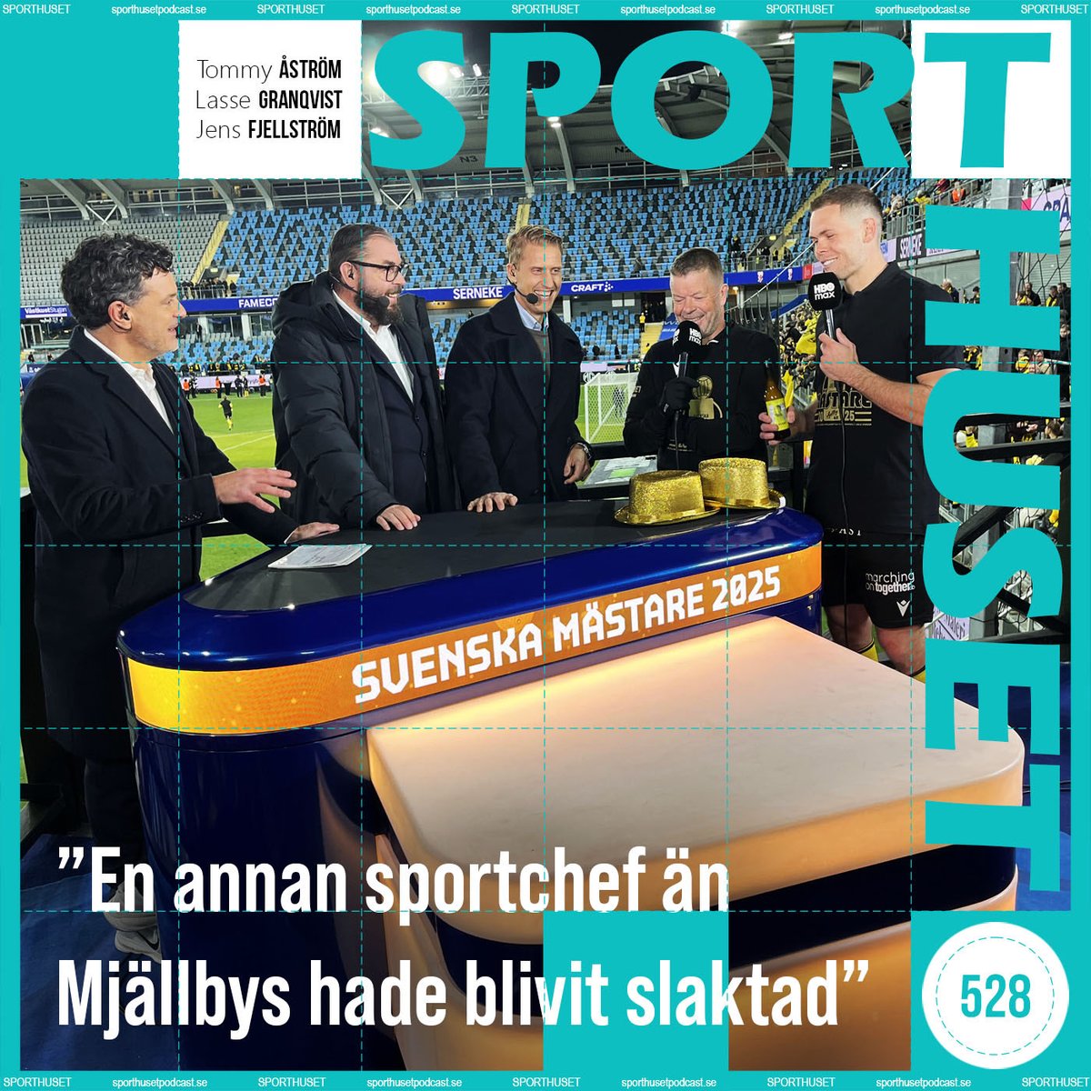 Veckans avsnitt om Mjällby, Potter, Tennisrevolutionen &amp; William Nylander 🏒⚽️🎾
"Jag har aldrig hört något liknande” - Lasse Granqvist om avslöjandet hur mästarklubbens sportchef Hasse Larsson gjorde för att stoppa toppspelarna från att lämna laget.
▶️podcasts.apple.com/se/podcast/spo…