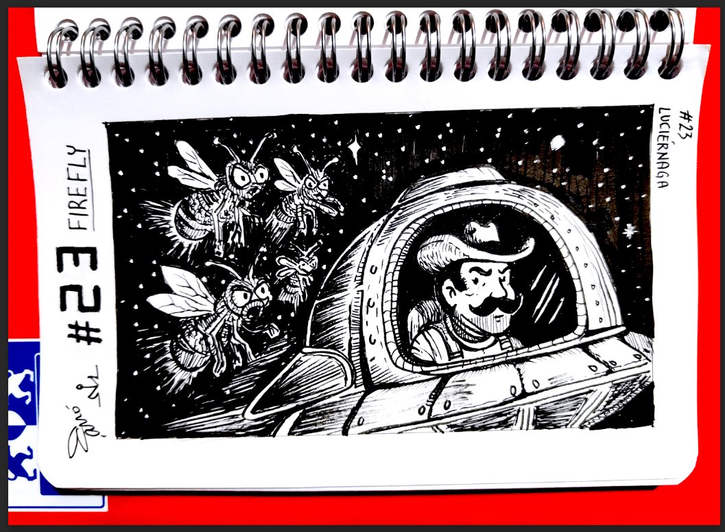 artysmedia's tweet image. 23 · FIREFLY
Inktober 2025
#Inktober2025 #inktober #InkDrawing #Astronaut #comic #drawing #dibujo #painting #tinta #space #FIREFLY #alien